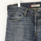 Mens LEVIS 512 Jeans Dark Blue | W38 L34