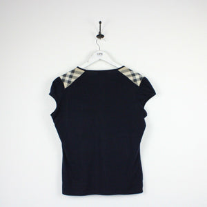 Womens BURBERRY LONDON T-Shirt Navy Blue | Medium