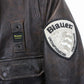 Womens BLAUER Leather Jacket Brown | Medium
