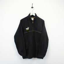 Load image into Gallery viewer, PUMA KING 90s 1/4 Zip Fleece Black | Medium
