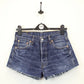 Womens LEVIS 501 Shorts Dark Blue | W28