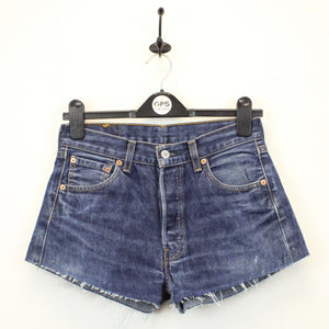 Womens LEVIS 501 Shorts Dark Blue | W28
