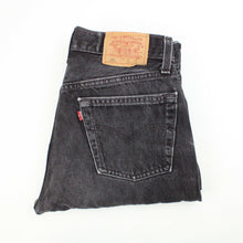 Load image into Gallery viewer, Womens LEVIS 501 Student Jeans Black Charcoal | W29 L32
