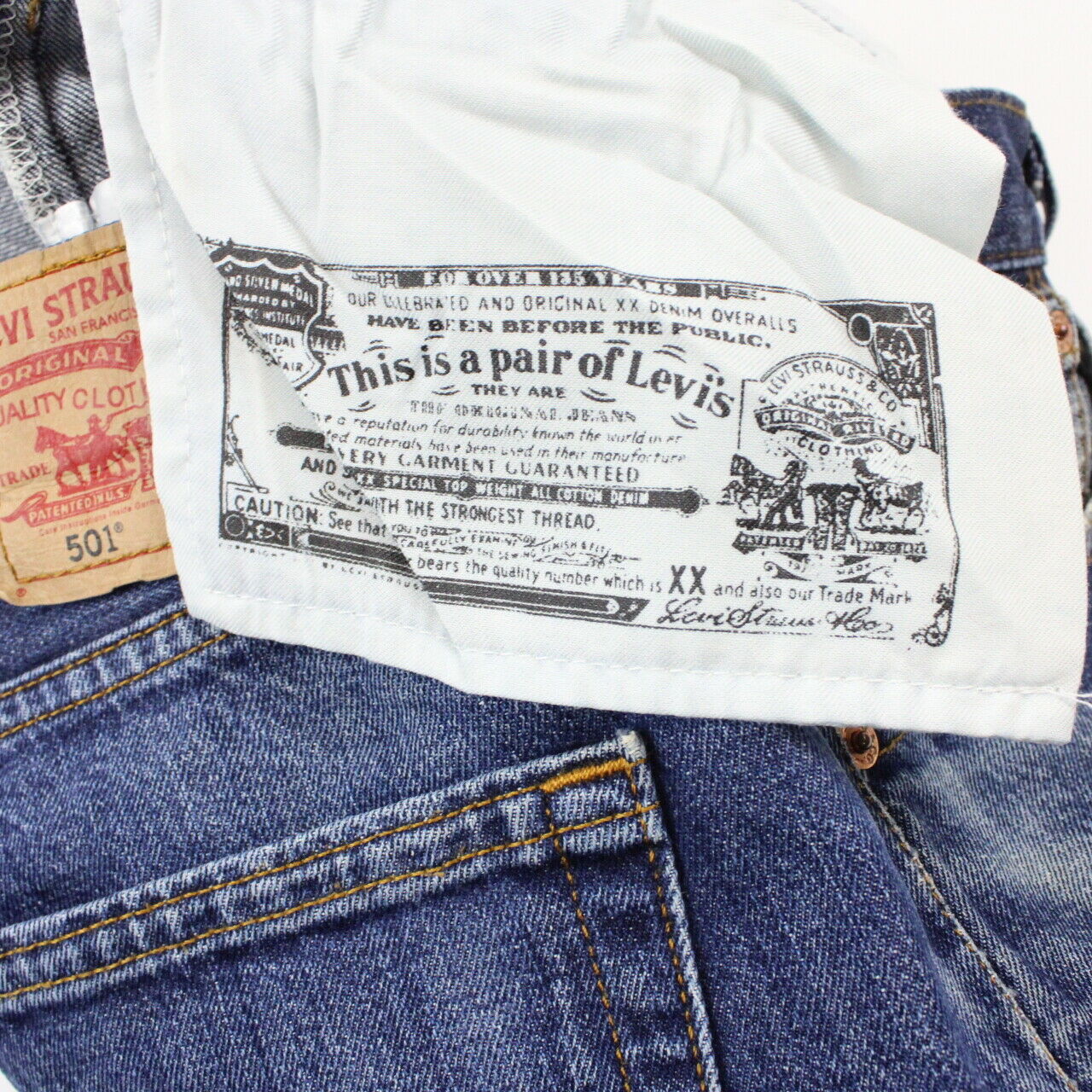 LEVIS 501 Jeans Mid Blue | W32 L34