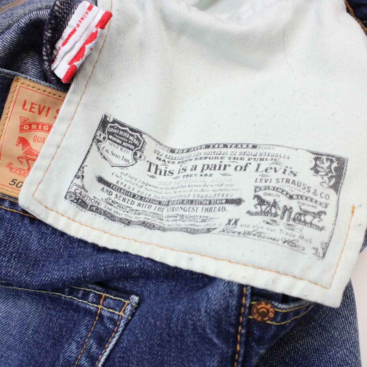 LEVIS 501 Jeans Dark Blue | W34 L30
