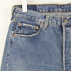 Mens LEVIS 501 Jeans Mid Blue | W33 L33
