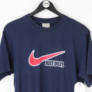 Mens NIKE 00s T-Shirt Navy Blue | Medium