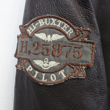 Load image into Gallery viewer, HI BUXTER Leather Aviator Jacket Brown | Large
