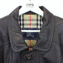Load image into Gallery viewer, BURBERRYS 90s Leather Jacket Brown | Large
