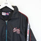 Vintage 90s KARL KANI Track Top Jacket Black | Medium