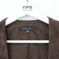 Womens Suede Vest Brown | Small