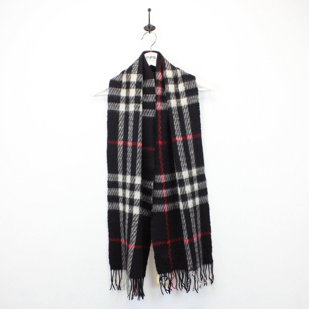 BURBERRY 00s Nova Check Scarf | Black