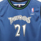 NBA REEBOK 90s Minnesota TIMBERWOLVES Jersey Blue | Small