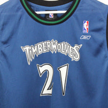 Load image into Gallery viewer, NBA REEBOK 90s Minnesota TIMBERWOLVES Jersey Blue | Small
