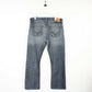 Mens LEVIS 512 Jeans Dark Blue | W38 L34