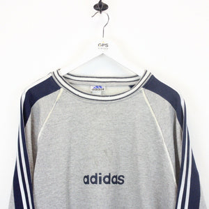 ADIDAS 90s Sweatshirt Grey | Large