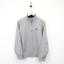 Load image into Gallery viewer, ADIDAS 1/4 Zip Sweatshirt Grey | Medium
