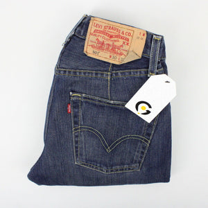 Womens LEVIS 501 Jeans Dark Blue | W27 L32