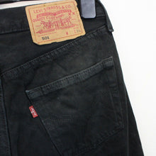 Load image into Gallery viewer, Womens LEVIS 501 Jeans Black | W28 L34
