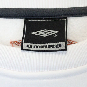 UMBRO 00s Sweatshirt White | Large