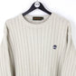 Mens TIMBERLAND 90s Knit Sweatshirt Beige | XL