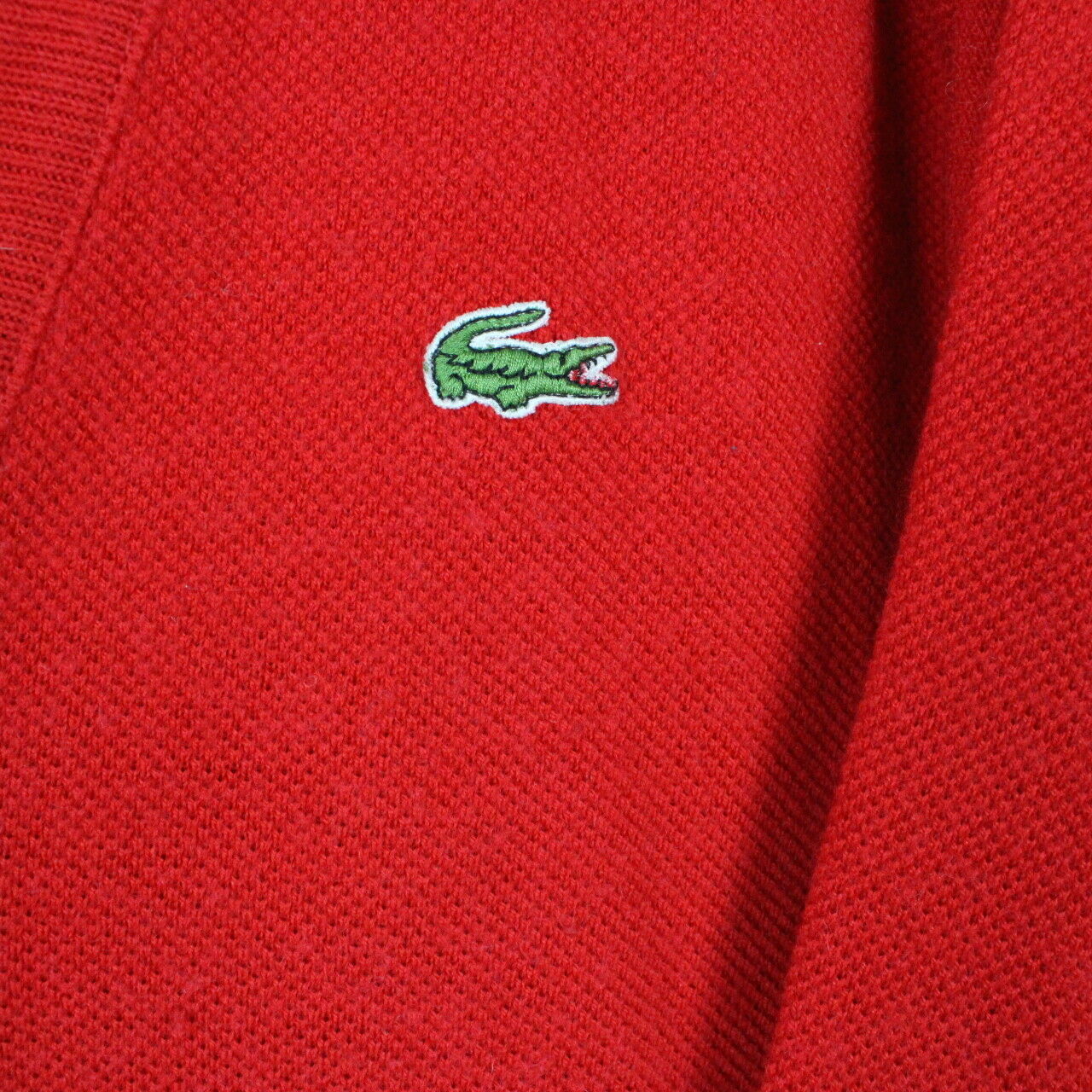 LACOSTE Knit Cardigan Red | Medium