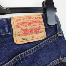 Load image into Gallery viewer, Womens LEVIS 501 Jeans Dark Blue | W29 L32

