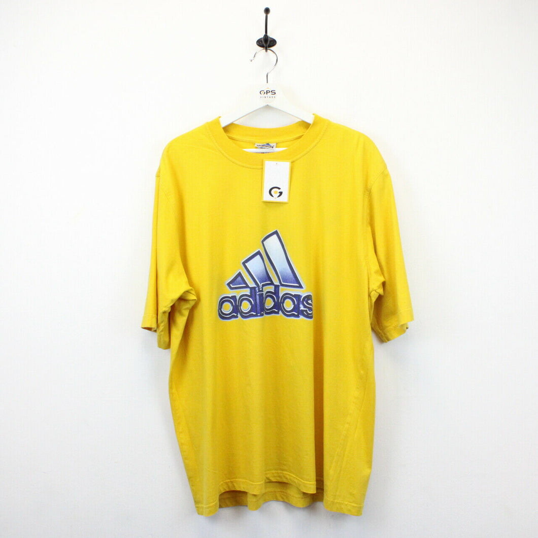ADIDAS 90s T-Shirt Yellow | XL