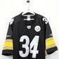 NFL REEBOK 00s Pittsburgh STEELERS Jersey Black | XL