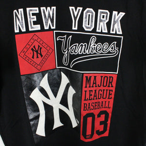 MAJESTIC New York YANKEES T-Shirt Black | Small