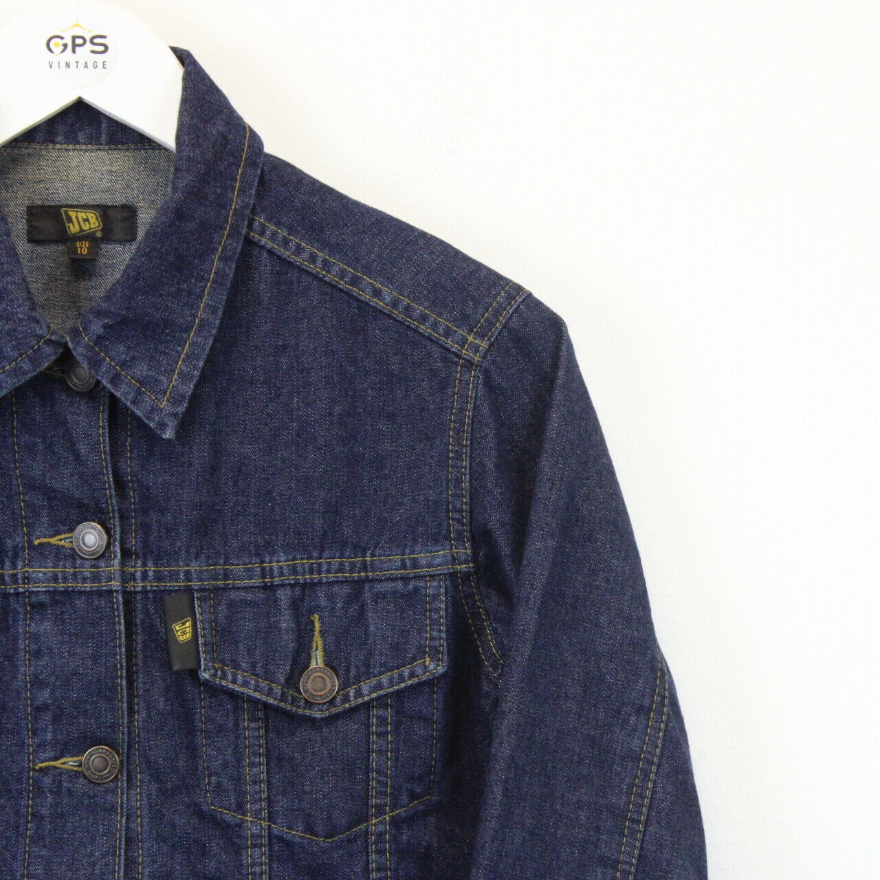 Womens Denim Jacket Dark Blue | Small