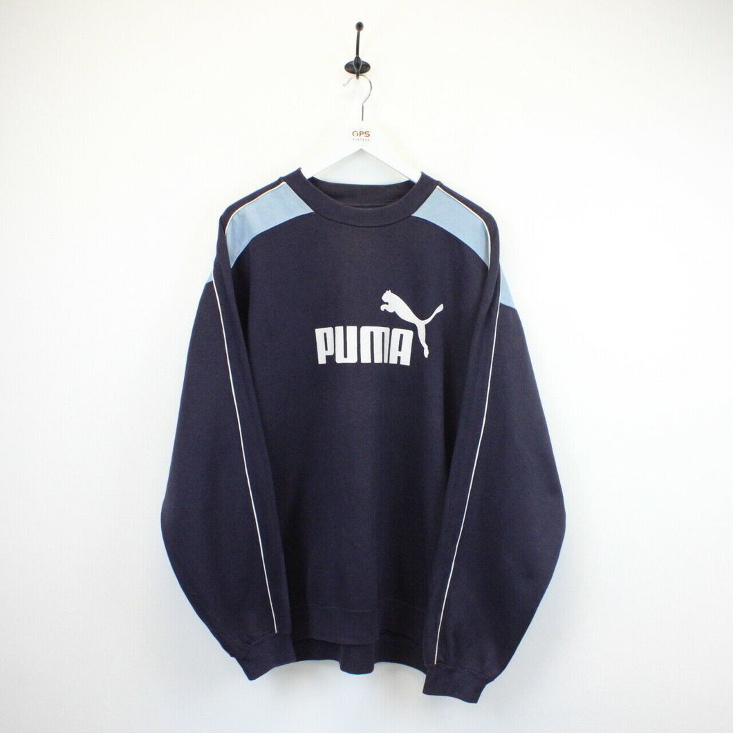 PUMA 00s Sweatshirt Navy Blue | XXL