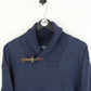 RALPH LAUREN 00s Knit Sweatshirt Navy Blue | XL