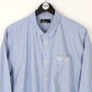 Mens FRED PERRY Shirt Logo Blue | XL