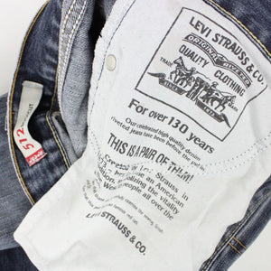 Mens LEVIS 512 Jeans Dark Blue | W32 L34