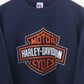 HARLEY DAVIDSON 90s Sweatshirt Navy Blue | Medium