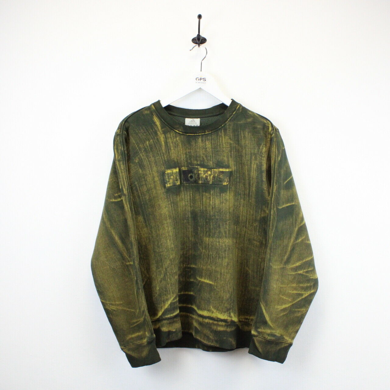 ADIDAS Sweatshirt Green | Medium