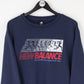 Mens NEW BALANCE Sweatshirt Navy Blue | XL
