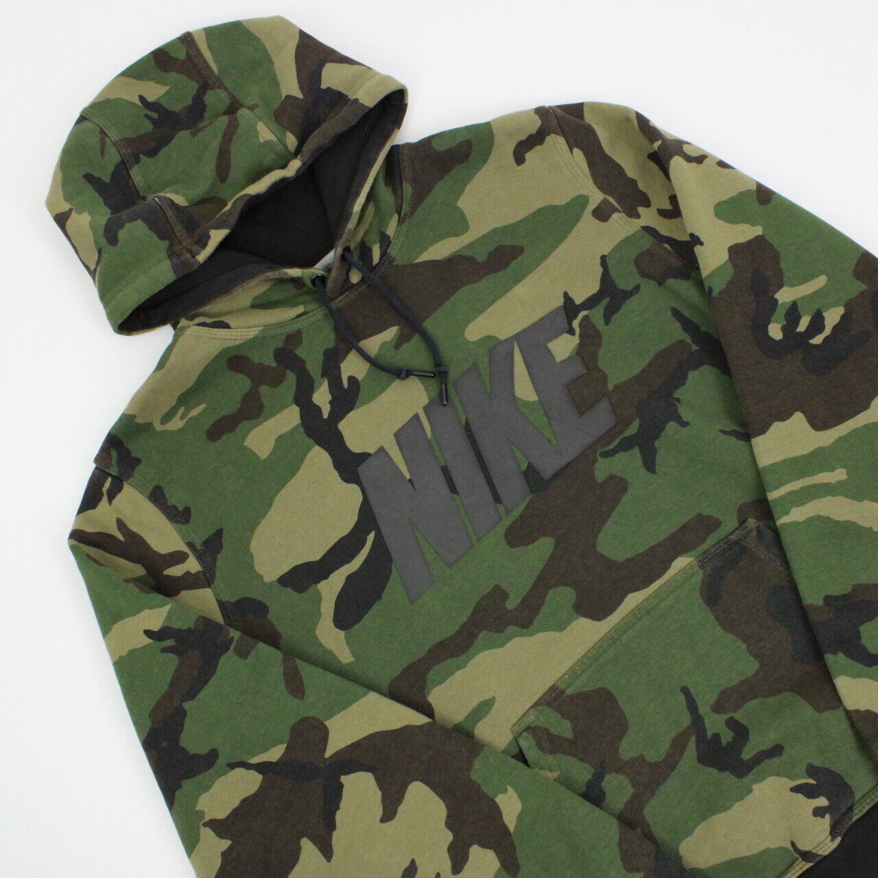 NIKE 00s Hoodie Green | Large