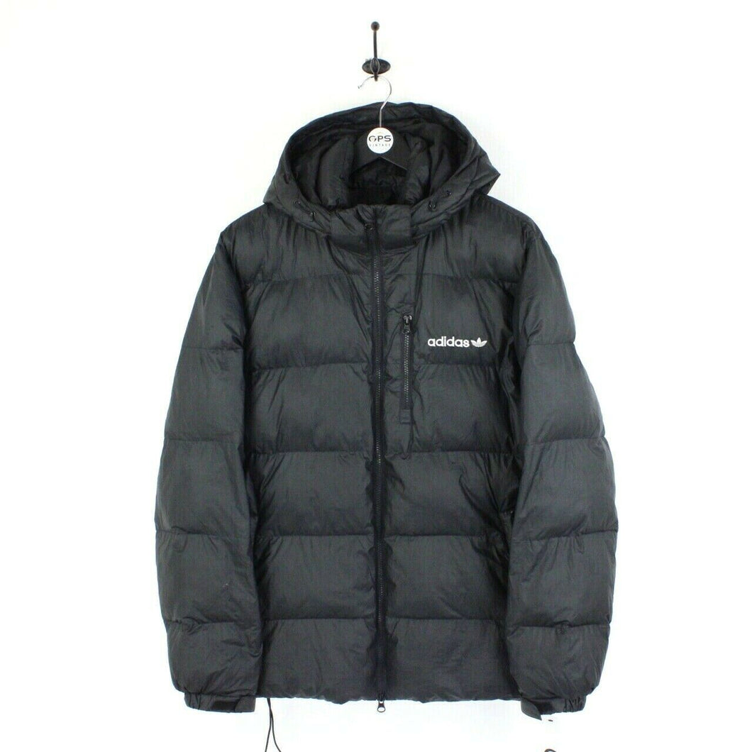 Mens ADIDAS ORIGINALS Puffer Jacket Black | Large – GPS Vintage