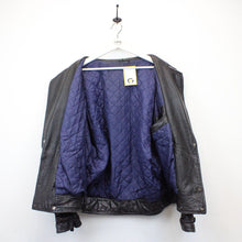 Load image into Gallery viewer, Biker 80s Leather Jacket Black | Medium
