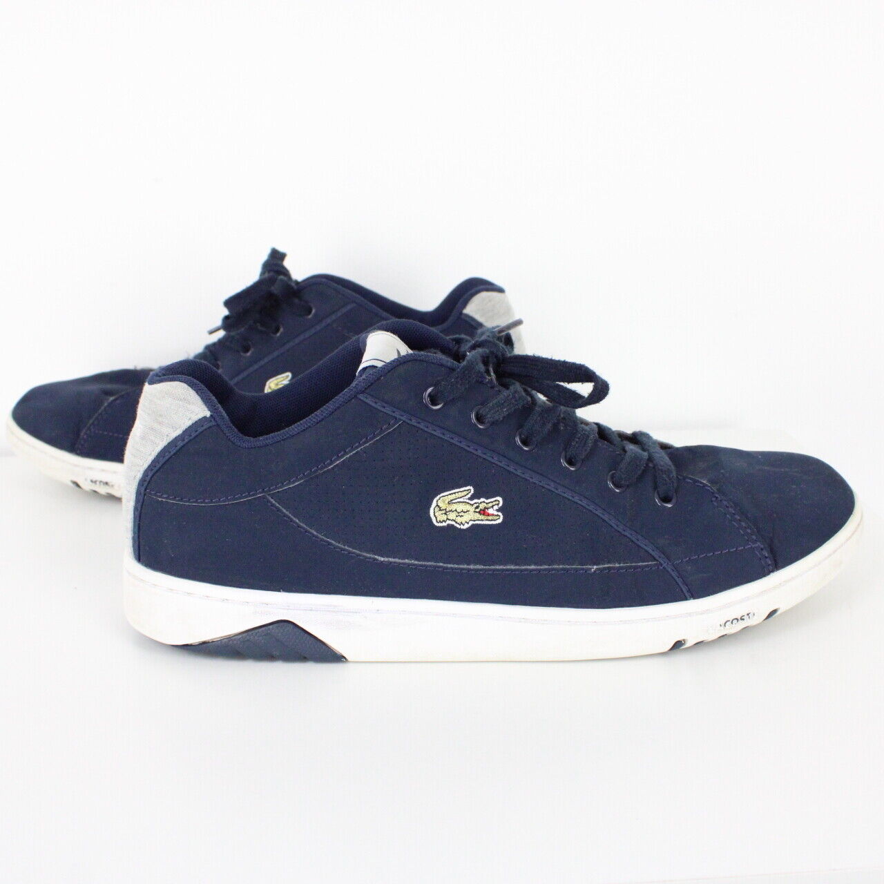 Mens LACOSTE Deviation II Trainers Navy Blue | UK 10