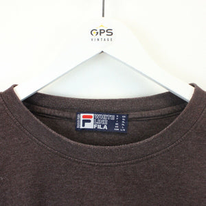 FILA T-Shirt Brown | Large
