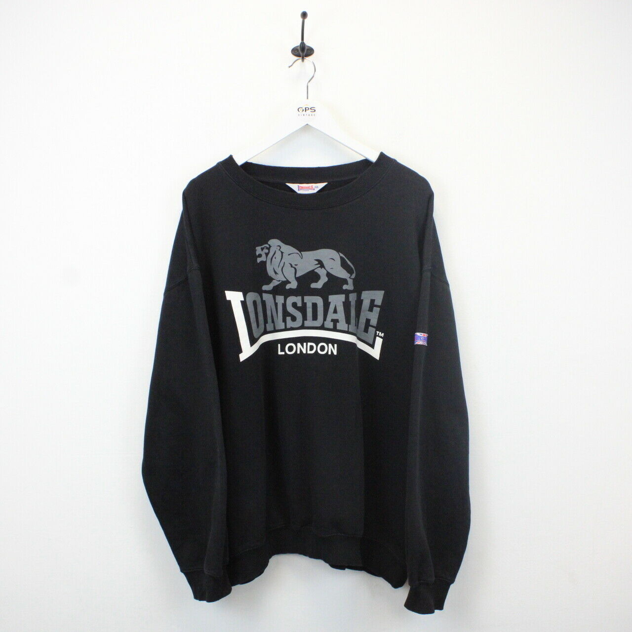 LONSDALE 00s Sweatshirt Black | XXL