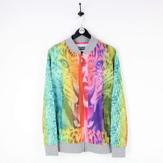 Mens Leopard Track Top  Multicolour | Medium