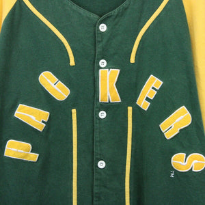 NFL 90s Green Bay PACKERS Jersey Green | XL