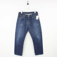 Load image into Gallery viewer, Mens LEVIS 501 Jeans Dark Blue | W34 L28
