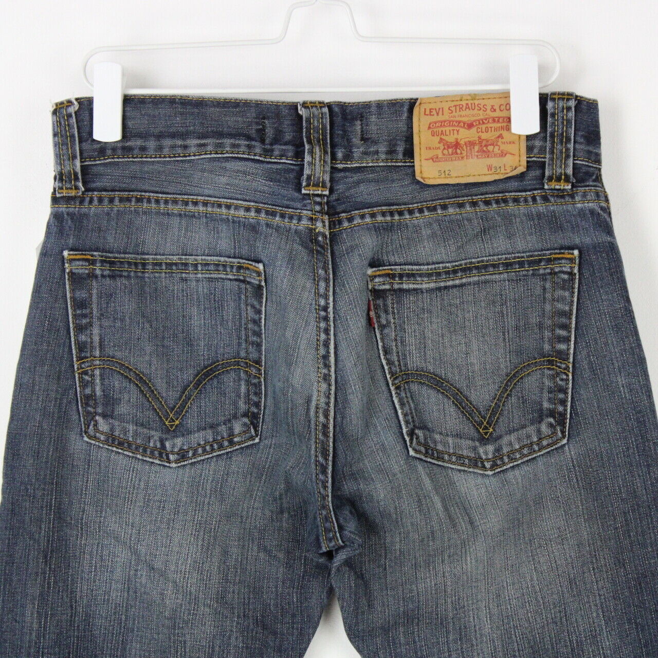 Mens LEVIS 512 Jeans Dark Blue | W31 L34