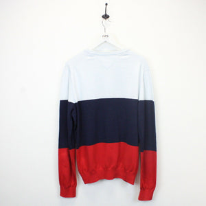 TOMMY HILFIGER 00s Knit Sweatshirt Multicolour | Large