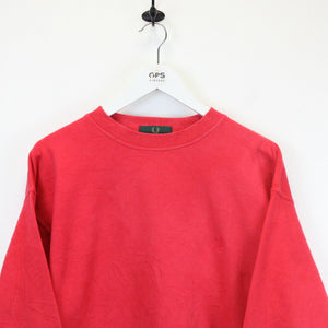 FRED PERRY 90s Sweatshirt Red | Medium